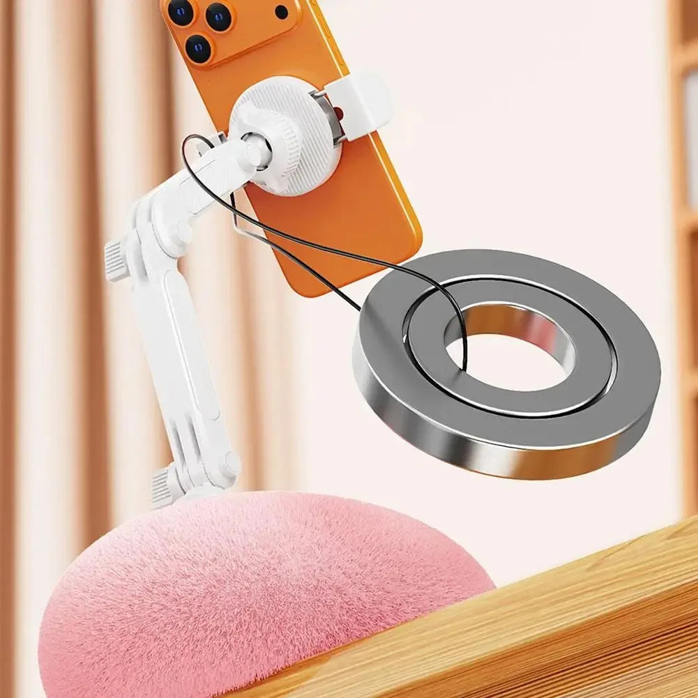 CloudRest™ 360° Plush Pillow Phone Stand – Adjustable Rotating Holder for Mobile & Tablet